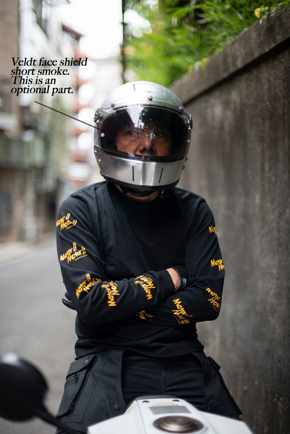 VELDT×ROARS ORIGINAL HELMET SILVER FOIL / ヴェルト×ロアーズオリジナルヘルメットシルバーフォイル