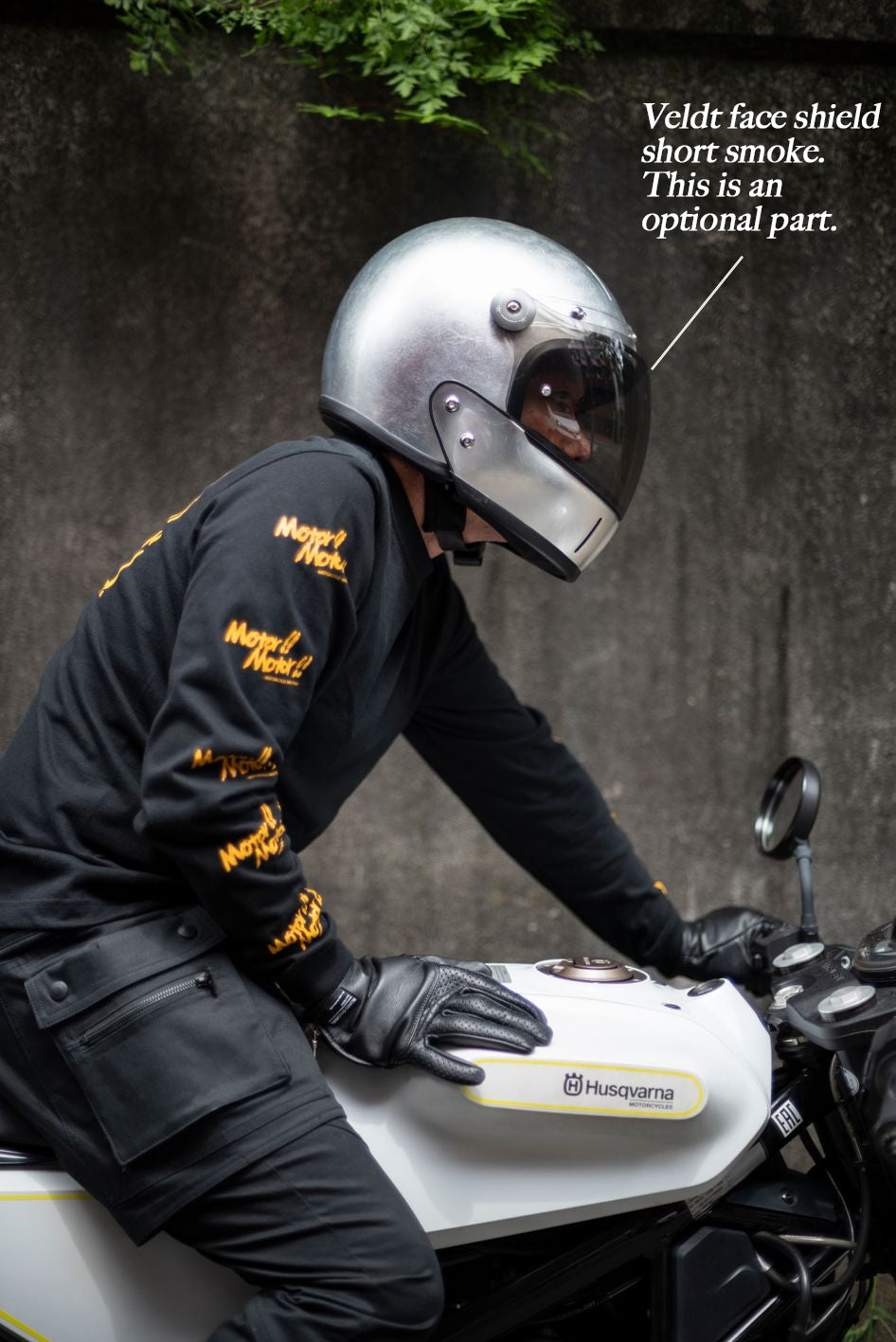 VELDT×ROARS ORIGINAL HELMET SILVER FOIL / ヴェルト×ロアーズオリジナルヘルメットシルバーフォイル