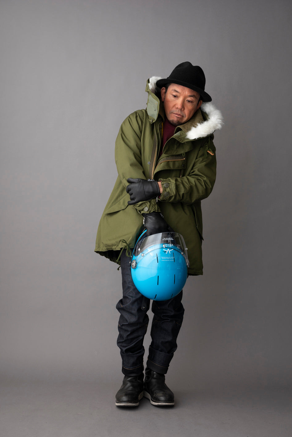 VELDT×ROARS ORIGINAL HELMET ONE COLOR / ヴェルト×ロアーズオリジナルヘルメット ワンカラー