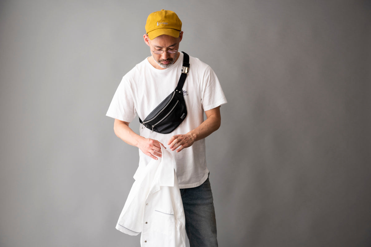 LEATHER WAIST BAG / レザーウエストバッグ