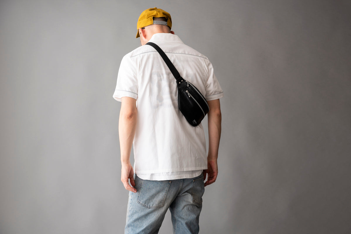 LEATHER WAIST BAG / レザーウエストバッグ