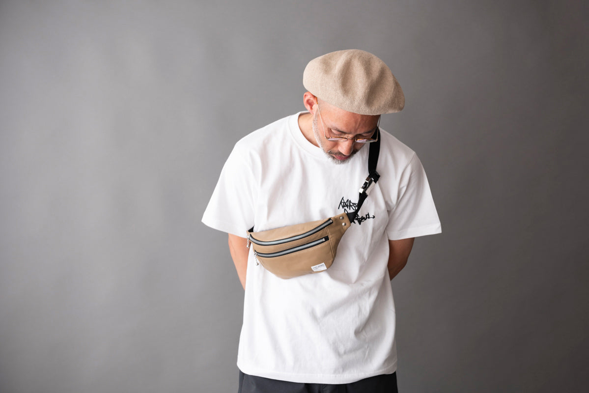 LEATHER WAIST BAG / レザーウエストバッグ