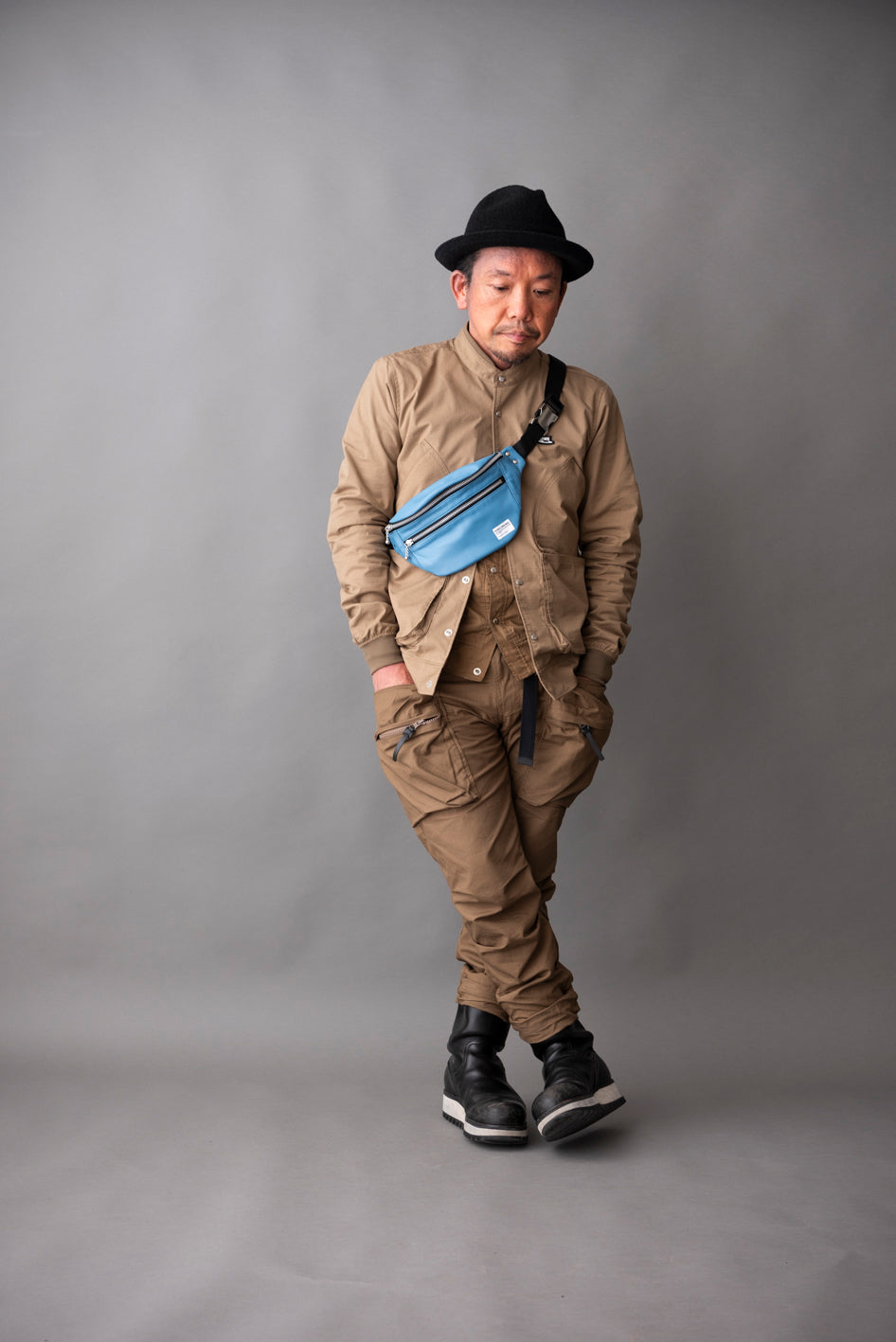 LEATHER WAIST BAG / レザーウエストバッグ