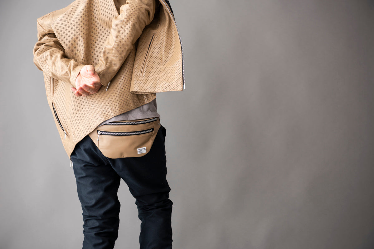 LEATHER WAIST BAG / レザーウエストバッグ