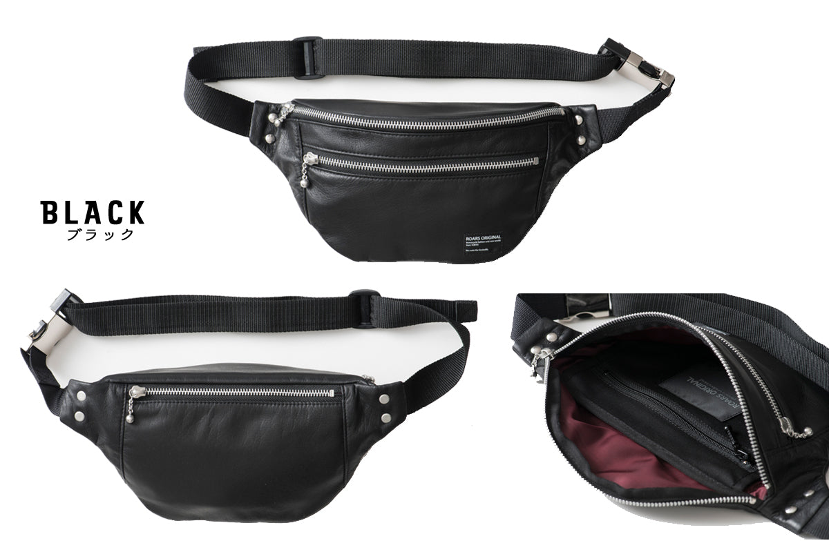 LEATHER WAIST BAG / レザーウエストバッグ
