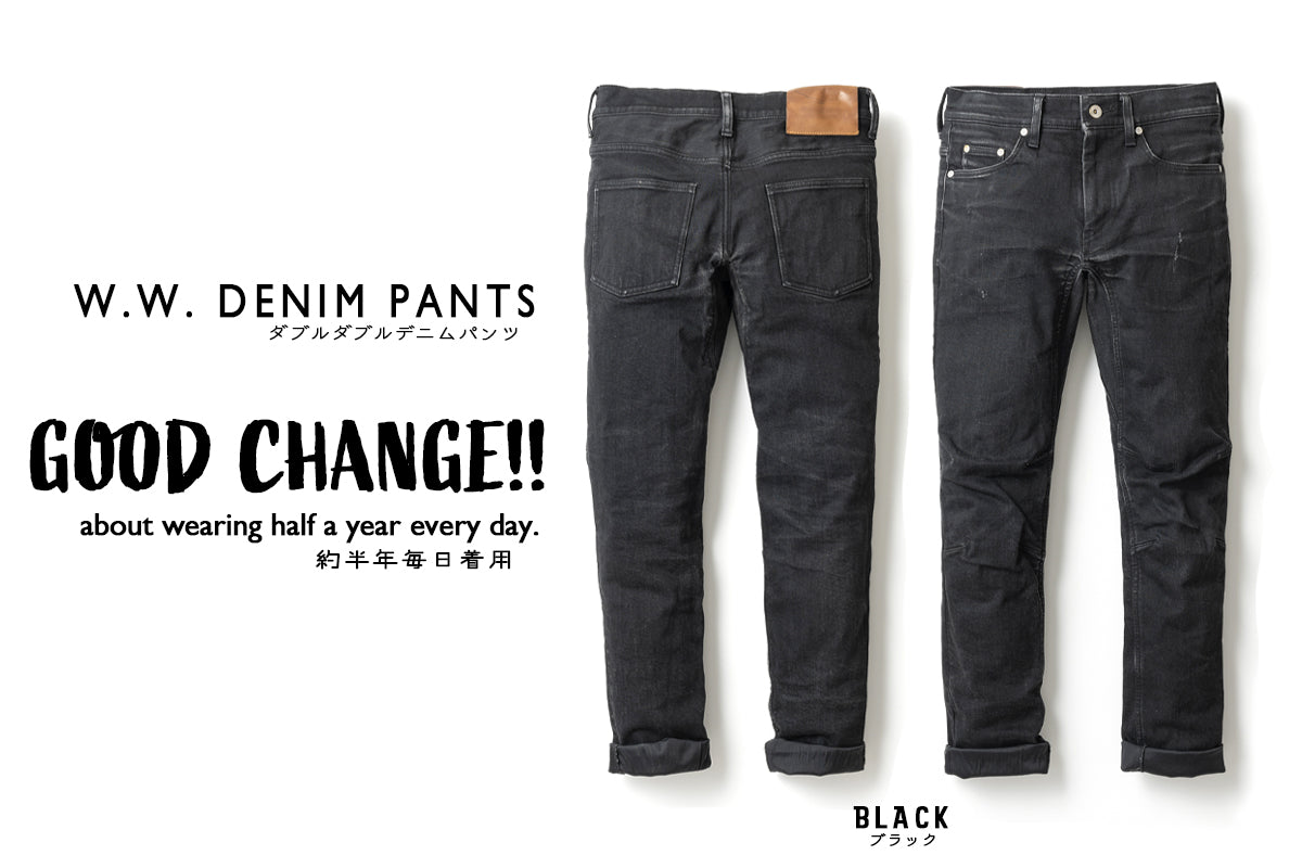 W.W. DENIM PANTS / ダブルダブルデニムパンツ